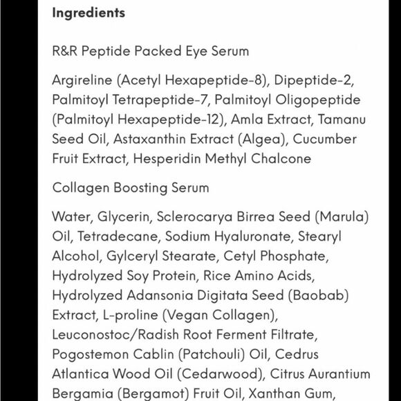 SONAGE DOUBLE PACK . collagen, boosting, serum and R&R peptide packed eye serum. - Picture 6 of 7